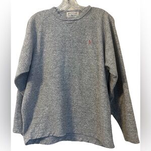 Ralph Lauren Authentic Roughwear Vintage Fleece Pullover Women’s S Gray Cotton